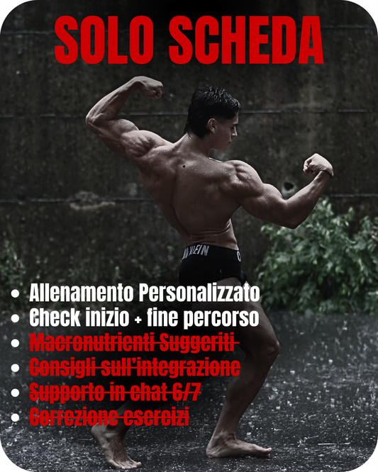 ⚪ Scheda di allenamento - 1 mese